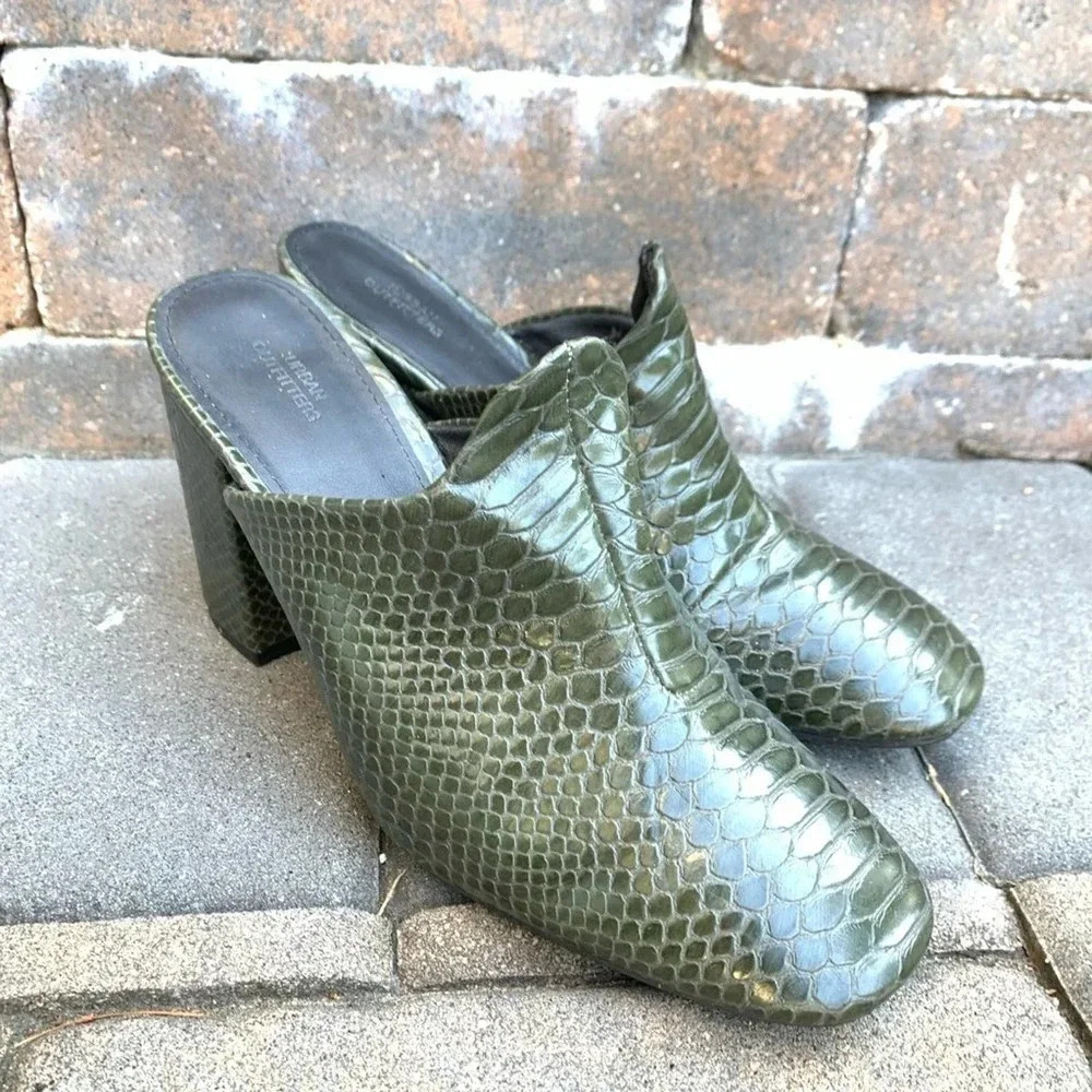 Urban Outfitters Faux Snakeskin Mule Size 9 - Picture 5 of 6
